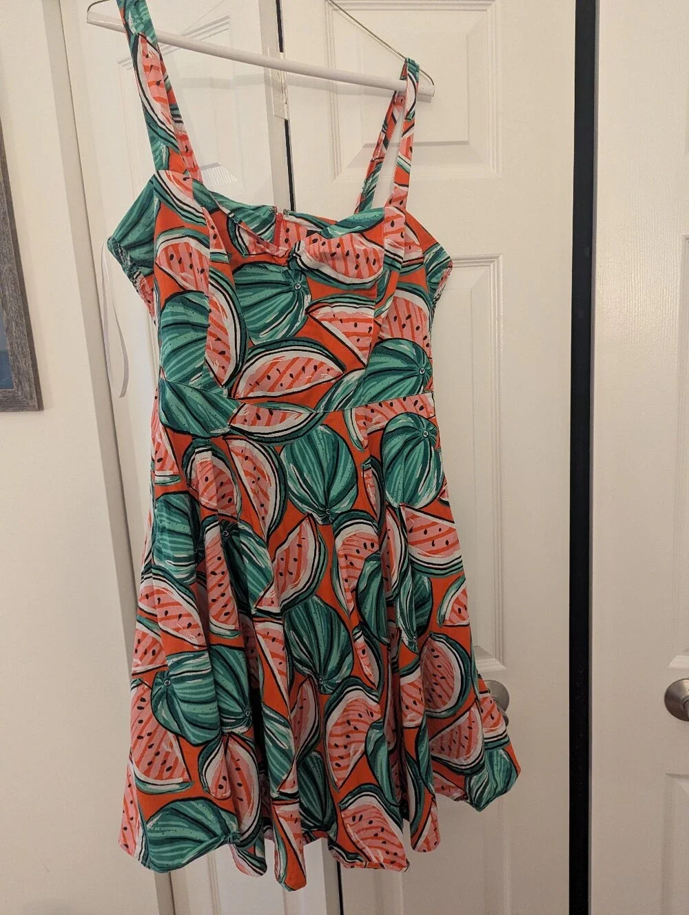 Unique Vintage Hell Bunny Watermelon Sundress